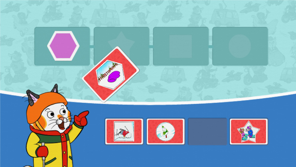 Card Matching Recap Game Screen
